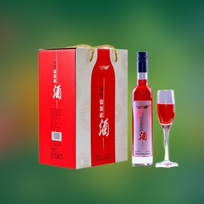 君山红过云飘香红色猕猴桃酒12度375