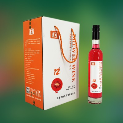 君山红冰猕红色猕猴桃露酒12度